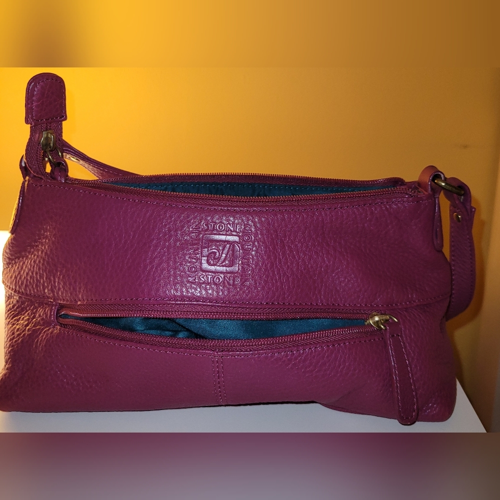 Berry color small purse